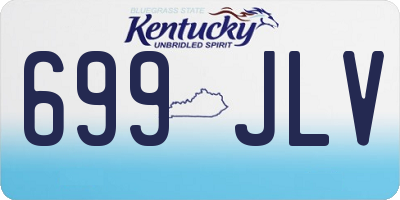 KY license plate 699JLV