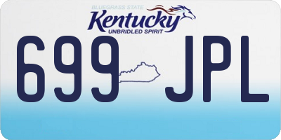 KY license plate 699JPL
