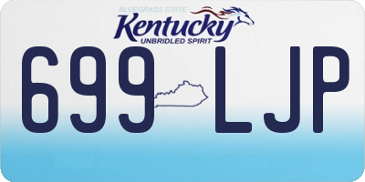 KY license plate 699LJP