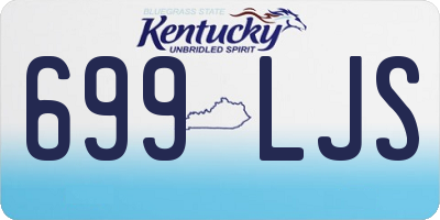 KY license plate 699LJS
