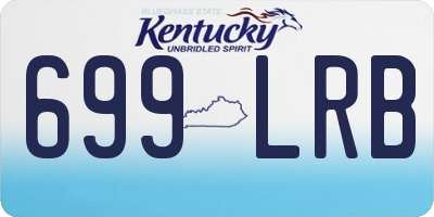 KY license plate 699LRB