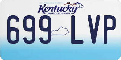 KY license plate 699LVP