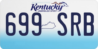KY license plate 699SRB