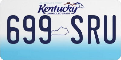 KY license plate 699SRU