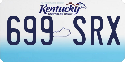 KY license plate 699SRX