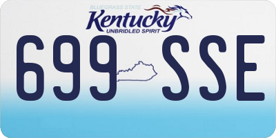 KY license plate 699SSE