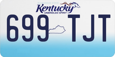 KY license plate 699TJT
