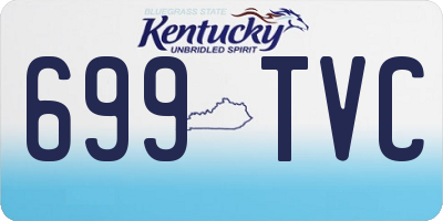 KY license plate 699TVC