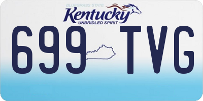 KY license plate 699TVG