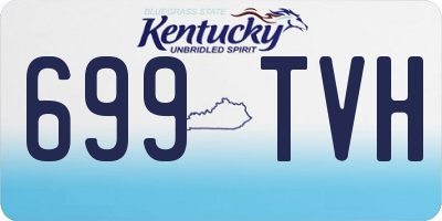 KY license plate 699TVH