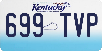KY license plate 699TVP