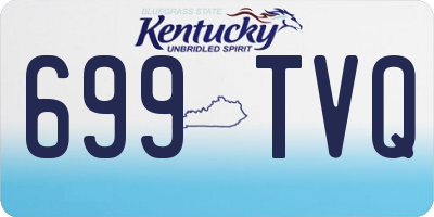 KY license plate 699TVQ