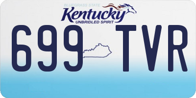 KY license plate 699TVR