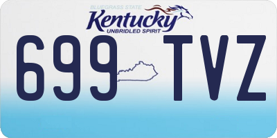 KY license plate 699TVZ