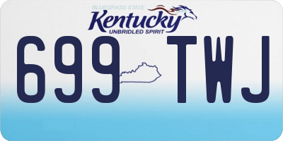 KY license plate 699TWJ