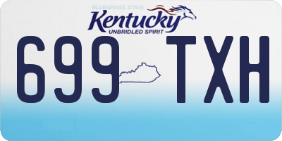 KY license plate 699TXH