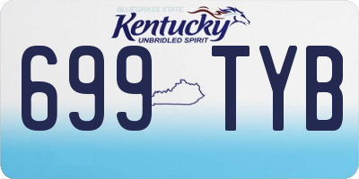 KY license plate 699TYB