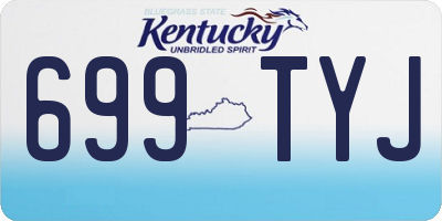 KY license plate 699TYJ
