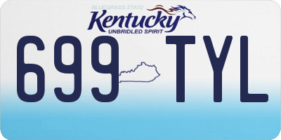 KY license plate 699TYL