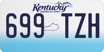 KY license plate 699TZH