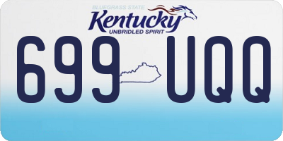 KY license plate 699UQQ