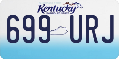 KY license plate 699URJ