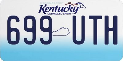KY license plate 699UTH