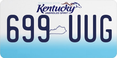 KY license plate 699UUG