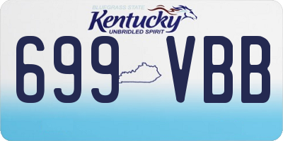 KY license plate 699VBB