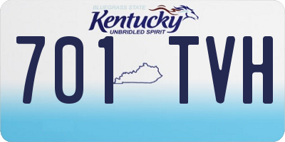 KY license plate 701TVH