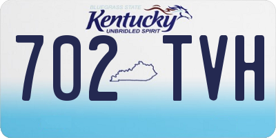 KY license plate 702TVH