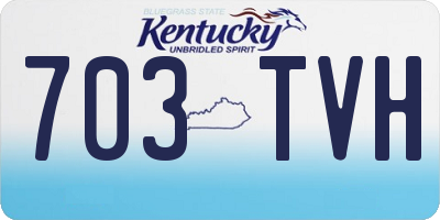 KY license plate 703TVH