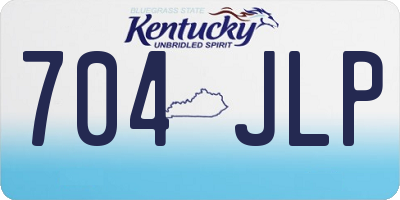 KY license plate 704JLP