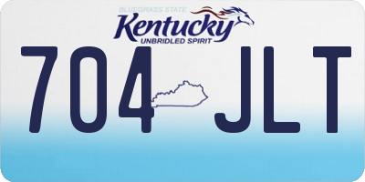KY license plate 704JLT