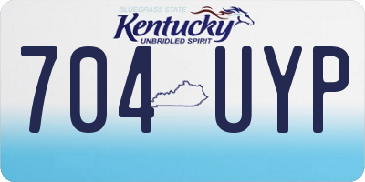 KY license plate 704UYP