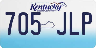KY license plate 705JLP