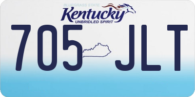 KY license plate 705JLT