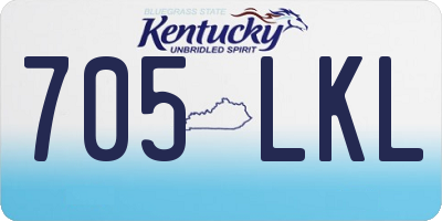 KY license plate 705LKL