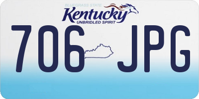 KY license plate 706JPG