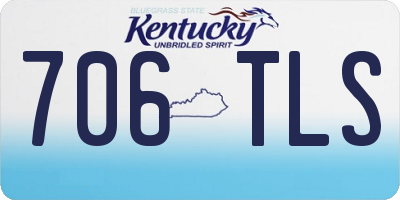 KY license plate 706TLS