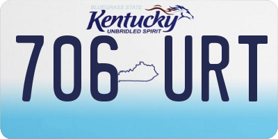 KY license plate 706URT