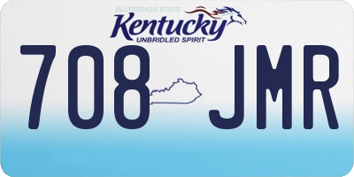 KY license plate 708JMR