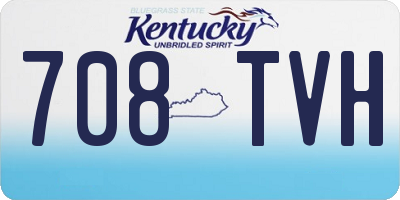 KY license plate 708TVH