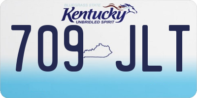 KY license plate 709JLT