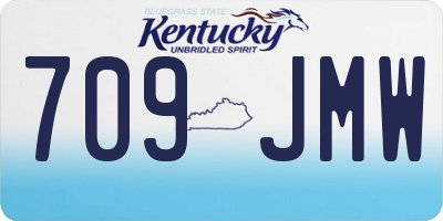 KY license plate 709JMW