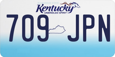 KY license plate 709JPN