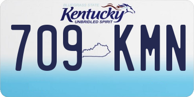 KY license plate 709KMN