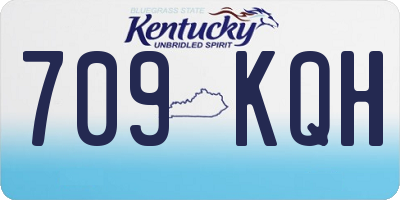 KY license plate 709KQH
