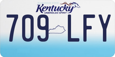 KY license plate 709LFY