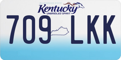 KY license plate 709LKK
